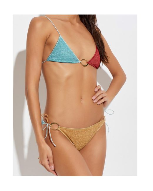 Oseree White Tie-Side Bikini