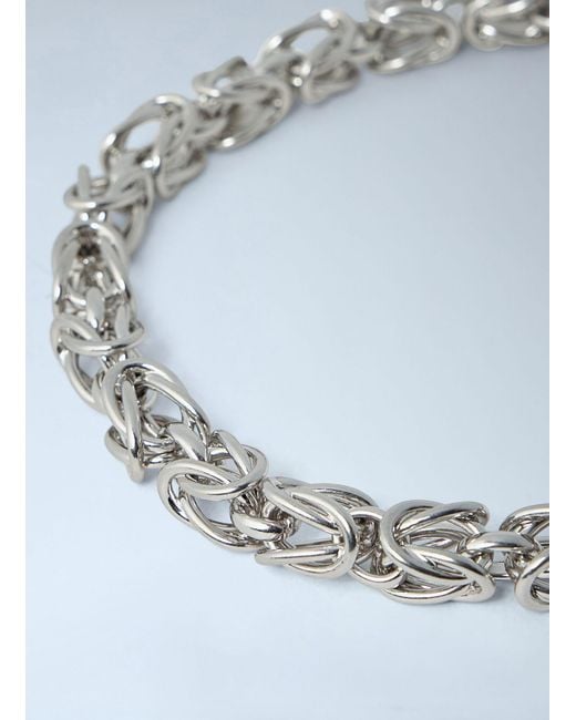 Totême  Metallic Byzantine Collar Necklace