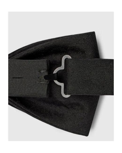 Gucci White Gg Cotton Silk Bow Tie for men
