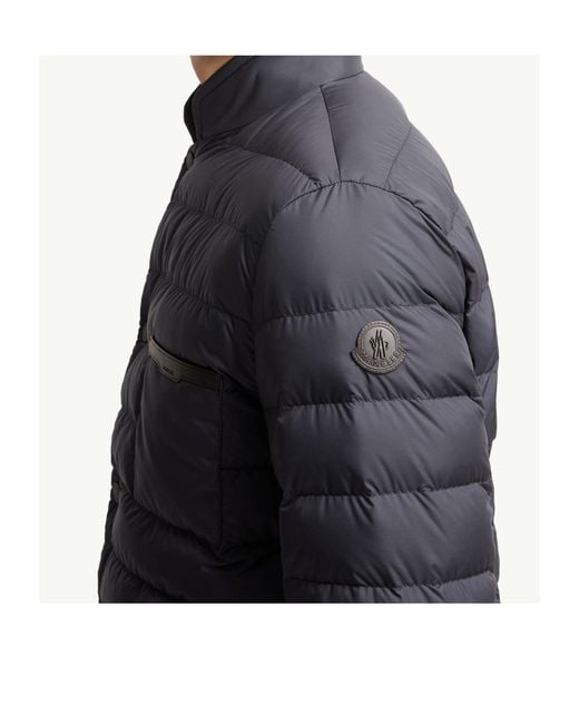Moncler Blue Kenai Mid-Length Down Jacket for men