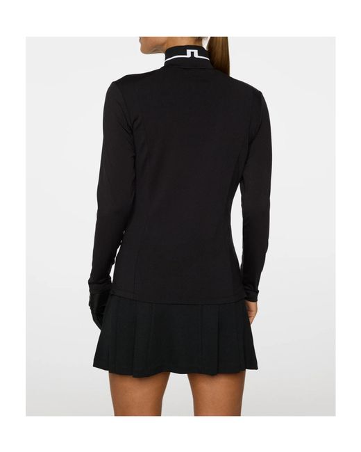 J.Lindeberg Blue Hertta Long Sleeve Polo