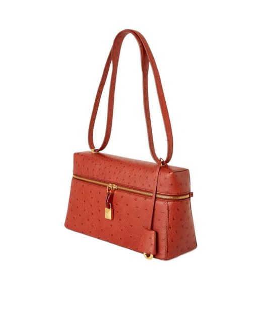 Loro Piana Red Extra Shoulder Bag