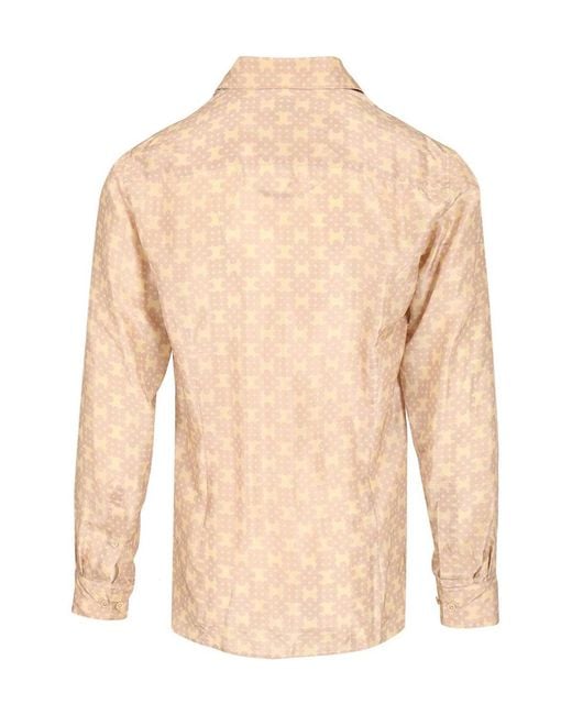 Dries Van Noten Natural Carvies Patterned Shirt for men
