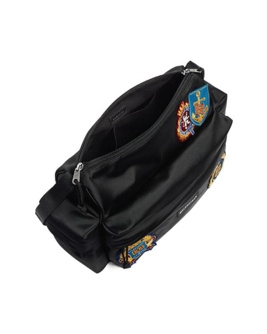 Balenciaga Black Explorer Multipocket Weekender Small for men