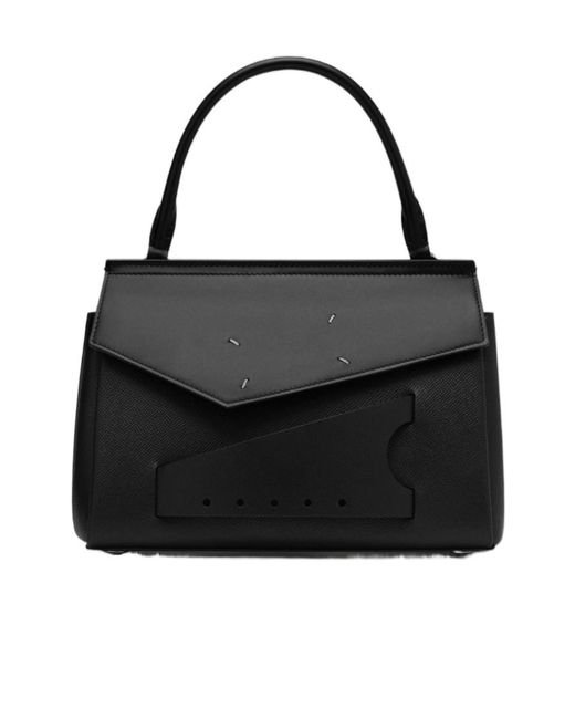 Maison Margiela Black Small Snatched Classique Tote Bag