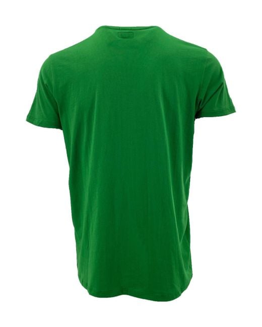 Armani Jeans Green Item O-Neck Short-Sleeved T-Shirt for men