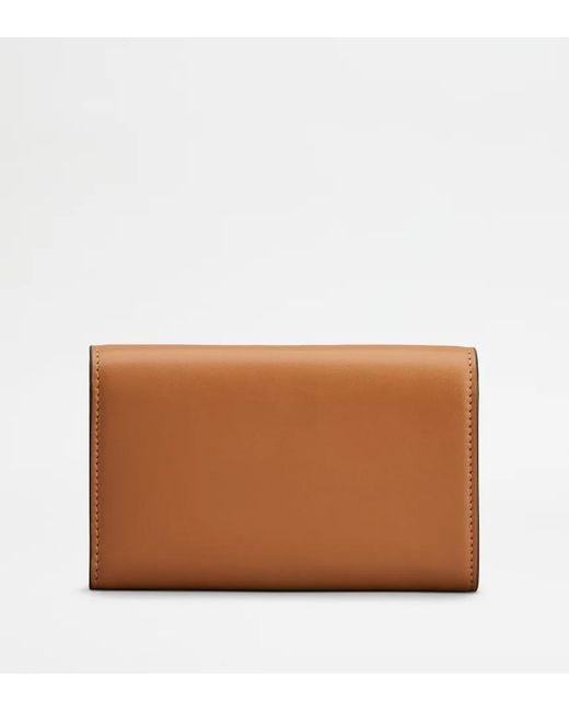 Tod's Brown Leather Wallet