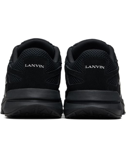 Lanvin Black Jla Lace-Up Sneakers for men