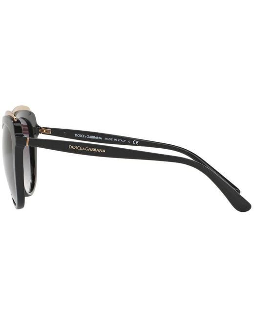 Dolce & Gabbana Multicolor Logo Gradient Sunglasses