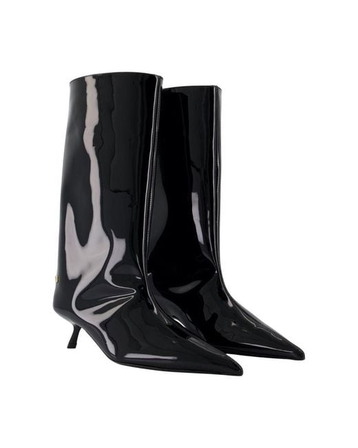 Anine Bing Black Hilda Heeled Boots