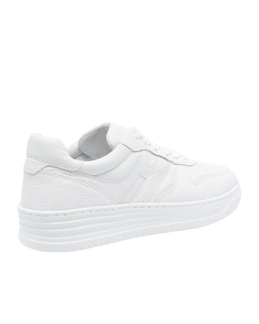 Hogan White H630 Side Logo Patch Sneakers