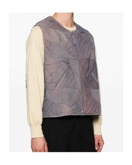 STORY mfg. Gray Zippered Vest for men