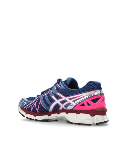 Asics Purple Round-Toe Sneakers for men
