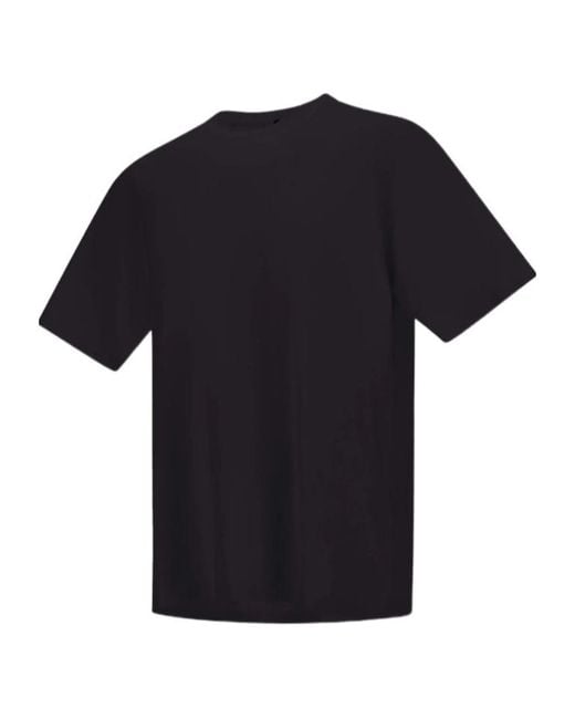 Herno Black Crew-Neck T-Shirt for men