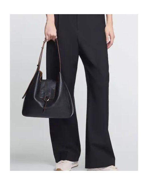 Hogan Black Trend Hobo Shoulder Bag