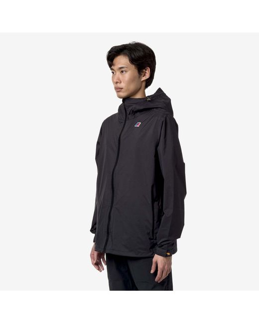 K-Way Black Charmel Jacket for men