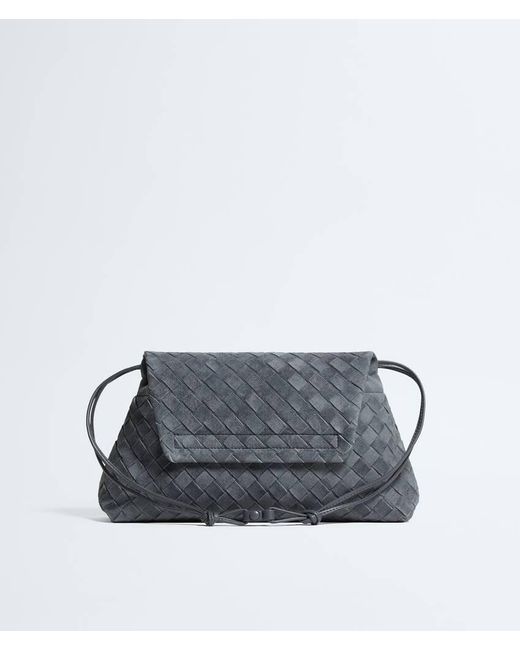 Bottega Veneta Gray Giorno Shoulder Bag