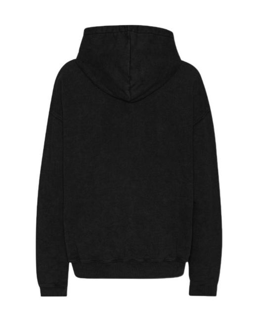 ROTATE BIRGER CHRISTENSEN Black Sunday Washed Heavy Hoodie
