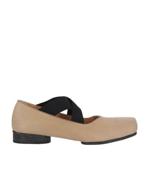 Uma Wang Multicolor Square-Headed Ballet Flats