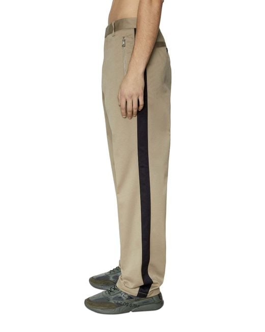 DIESEL Natural Logo Casual Pants for men