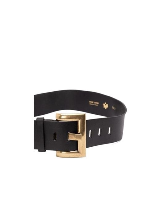 Aniye By Black Buckle-Fastening Leather Belt