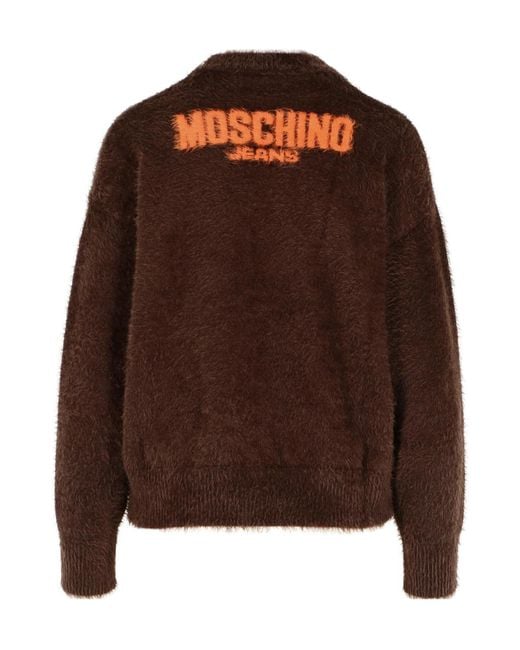 Moschino Brown Polyamide Sweater