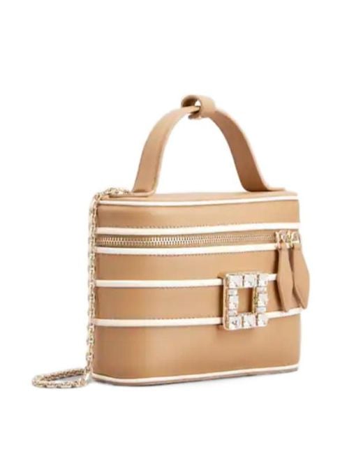 Roger Vivier Metallic Micro Vanity Tres Vivier Handbag