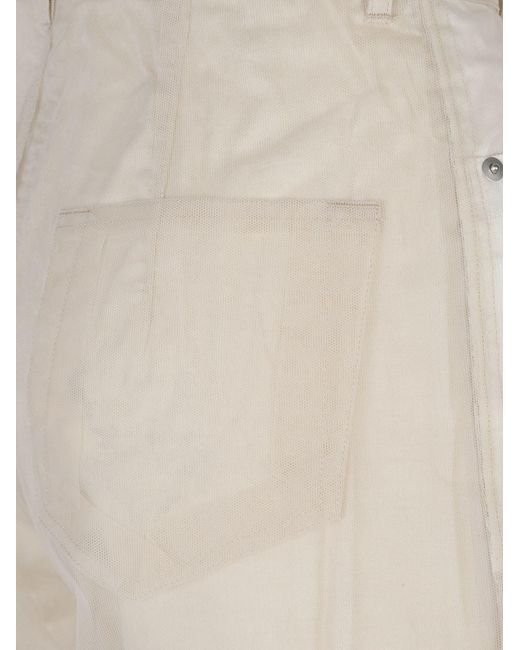 Rick Owens Gray Bolan Flared Trousers