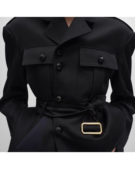 Céline Black Peplum Jacket