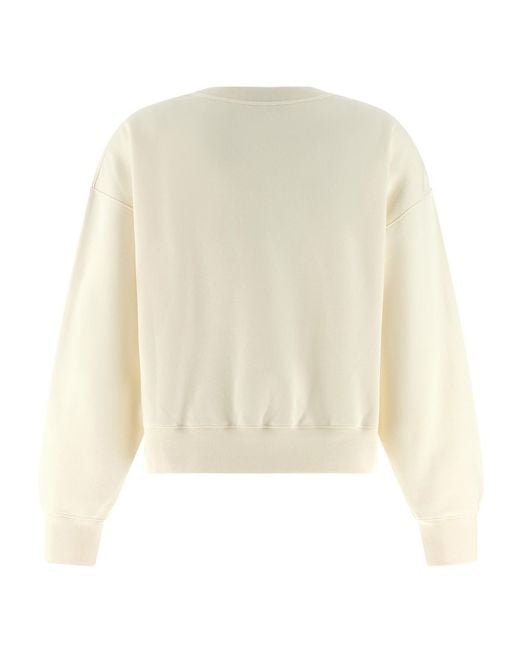 Gucci White Embroidery Sweatshirt