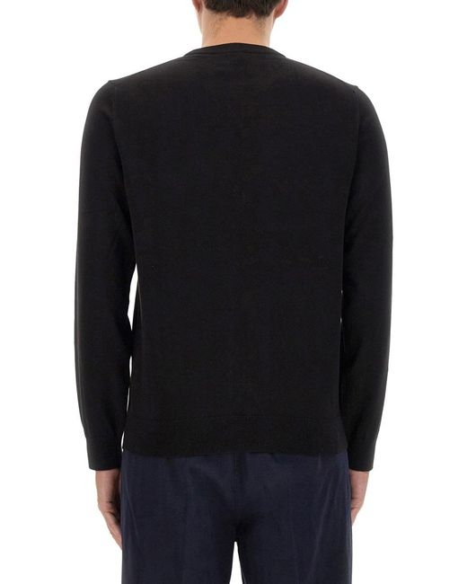 Paul Smith Black Ps Paul Smith Zebra Logo Jumper for men