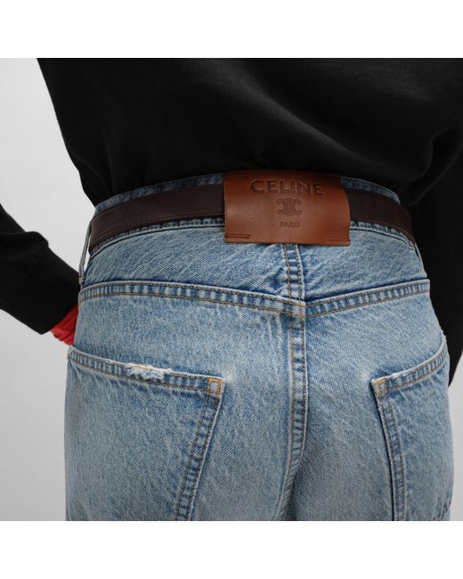 Céline Blue Boyfriend Jeans 001 for men