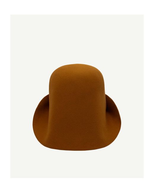 Ruslan Baginskiy Brown Logo-Patch Bell-Shaped Hat