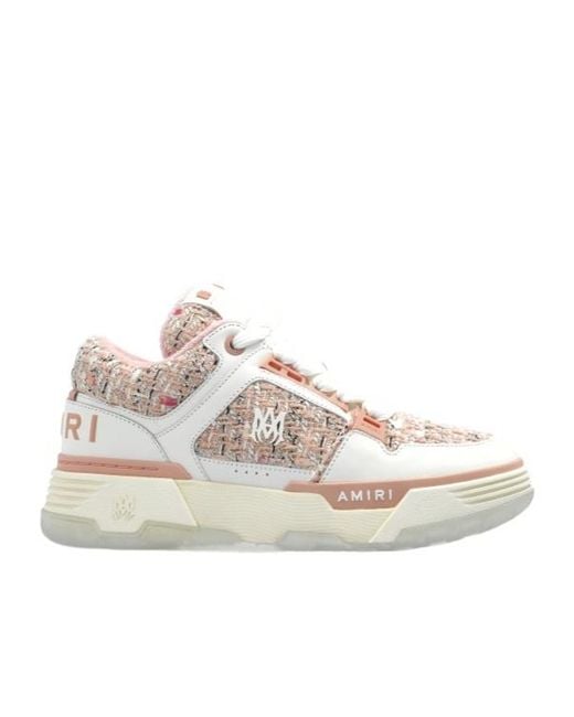 Amiri Pink Ma1 Logo Patch Sports Shoes