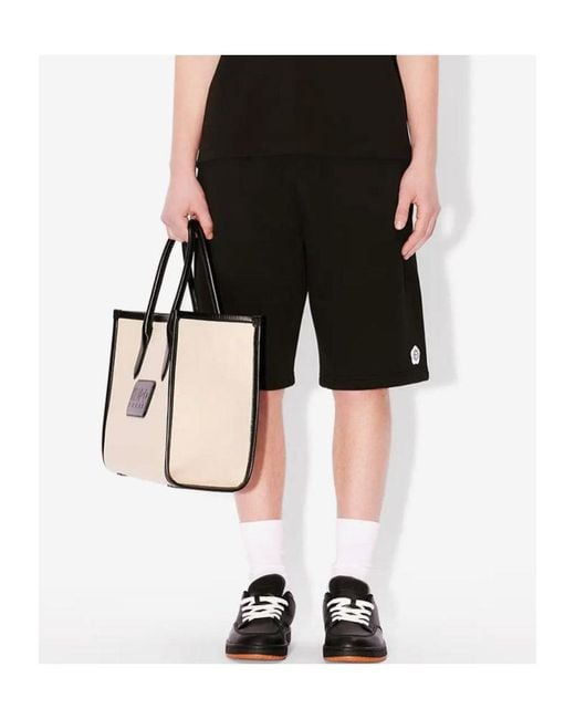 KENZO Black Boke Flower 2.0 Straight Leg Shorts for men