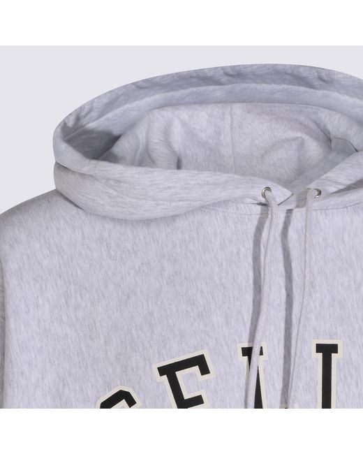 Céline Gray Long-Sleeved Hooded Sweatshirt for men
