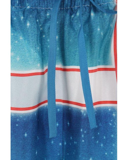 Casablanca Blue Galaxy Court Shorts for men