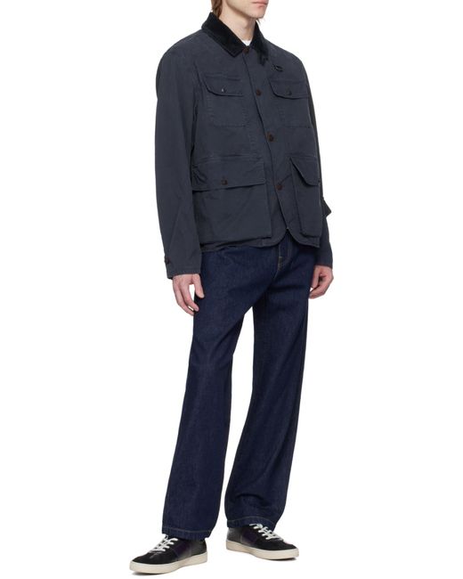 Polo Ralph Lauren Blue Twill Wading Jacket for men