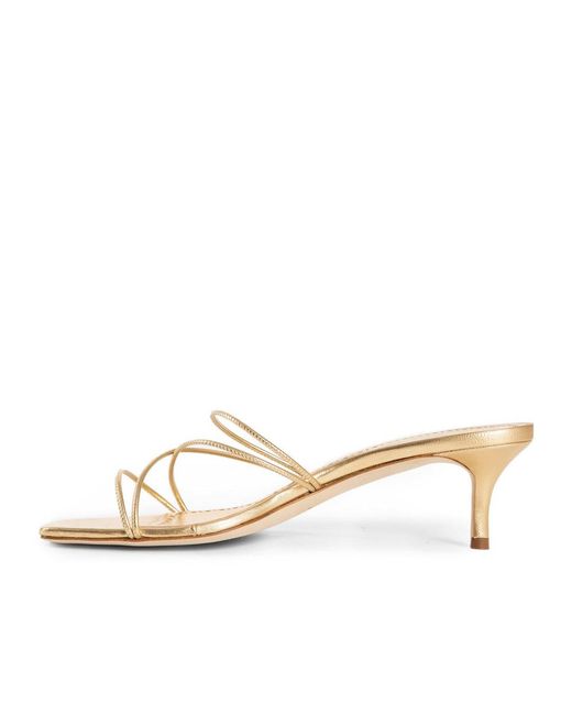 Manolo Blahnik Natural Ninfea Open-Toe Sandals