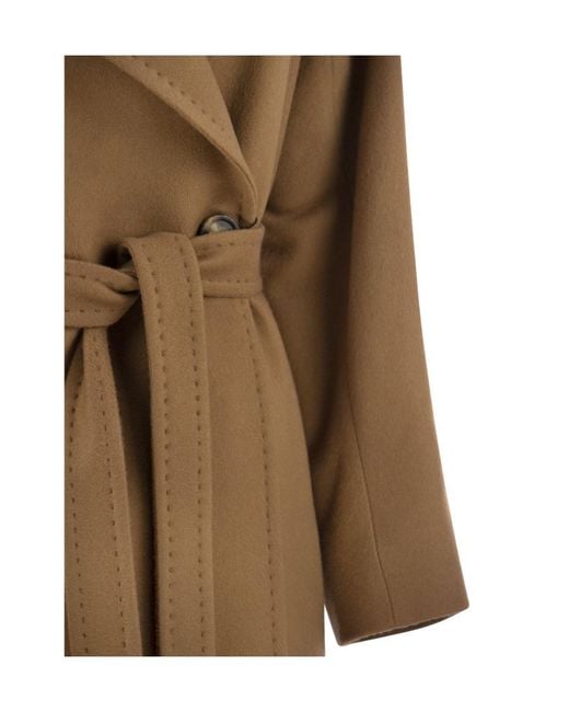 Weekend by Maxmara Brown Cashmere Coat