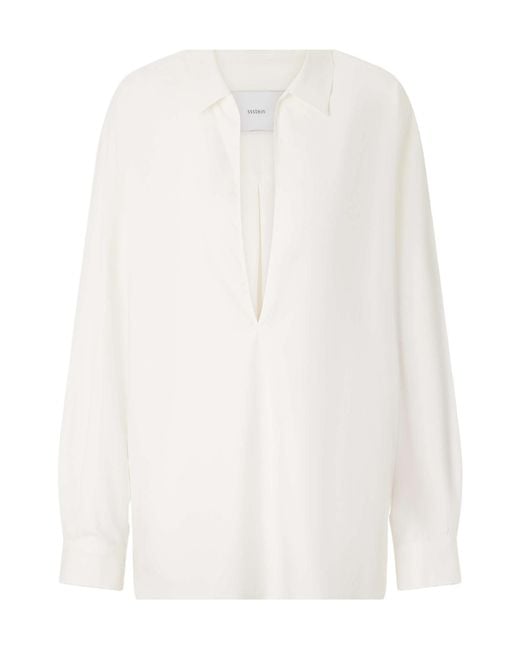 Ssstein White Skipper Cotton Shirt