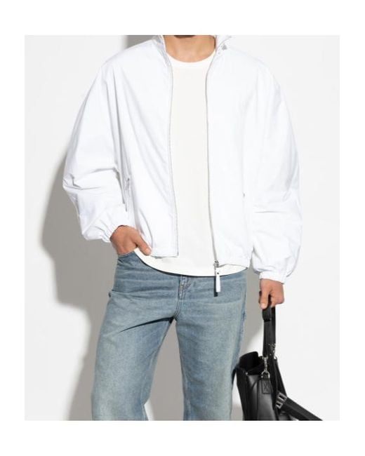 Courreges White Long Sleeve Casual Jacket for men