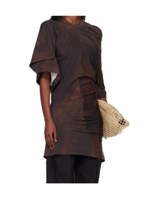 Kiko Kostadinov Black Long Sleeve Dress