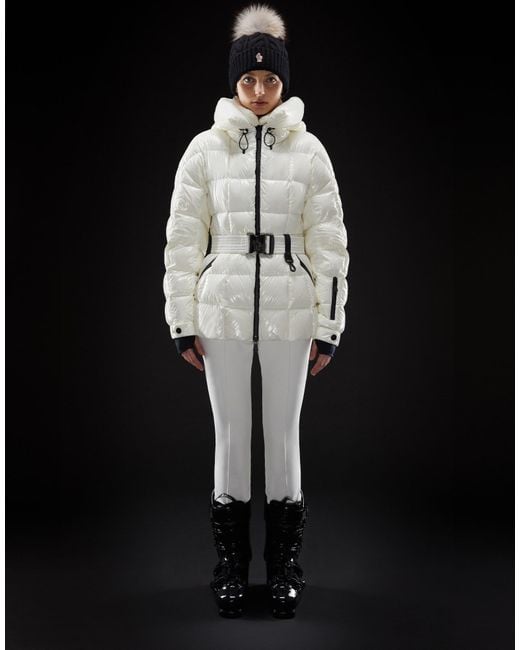 Moncler Gray High-Waisted Tight Footwork Pants