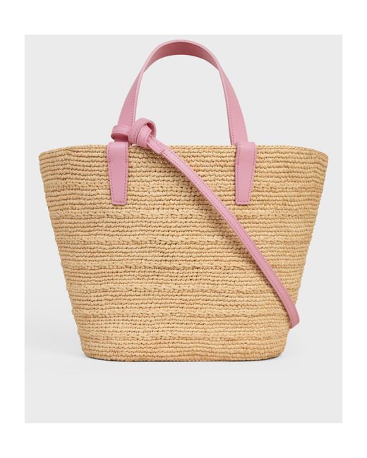 【関税込】TEEN SUPPLE CELINE CLASSIC PANIER Women's Teen supple panier in raffia and calfskin | CELINE | 24S