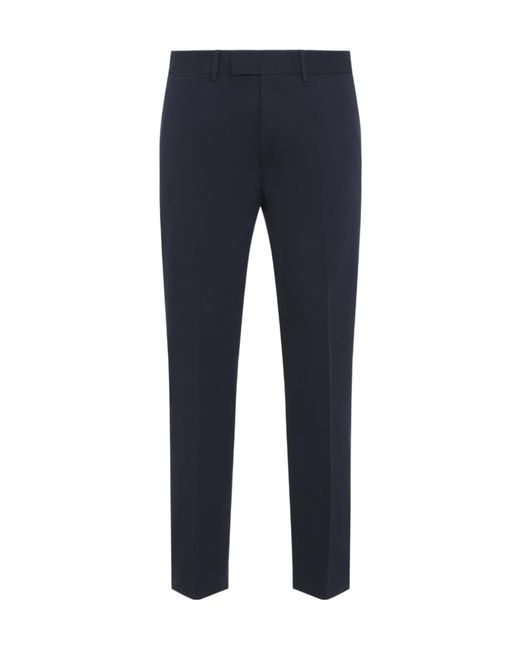 Tom Ford Blue Belt-Loop Trousers for men