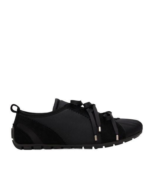 Simone Rocha Black Ballerina Grip Sneakers for men