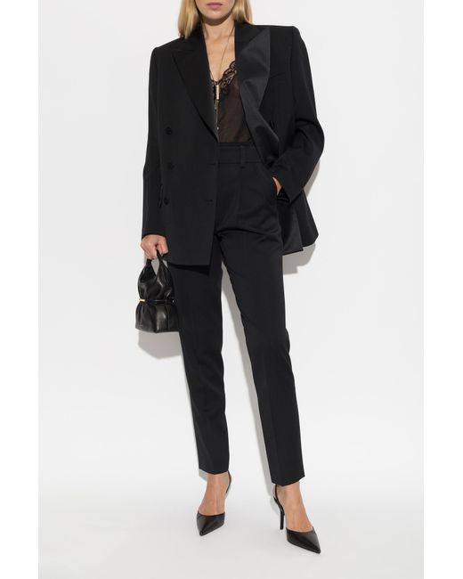 Balmain Black Long-Sleeve Blazer