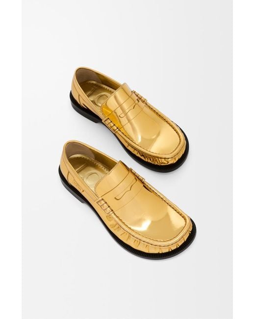 Loewe Yellow Campo Loafers