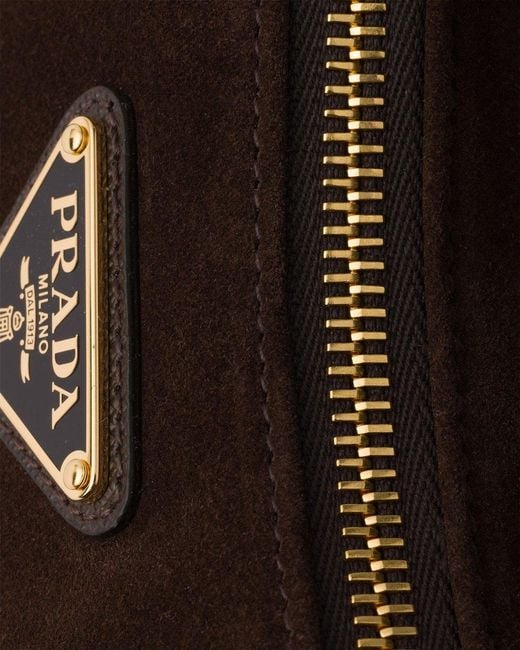 Prada Black Re-Edition 2005 Suede Mini-Bag